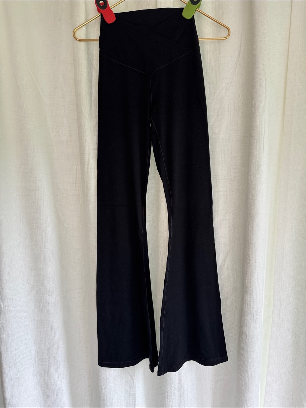 aerie Black Flared Leggings